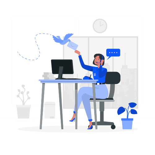 Contact us illustration